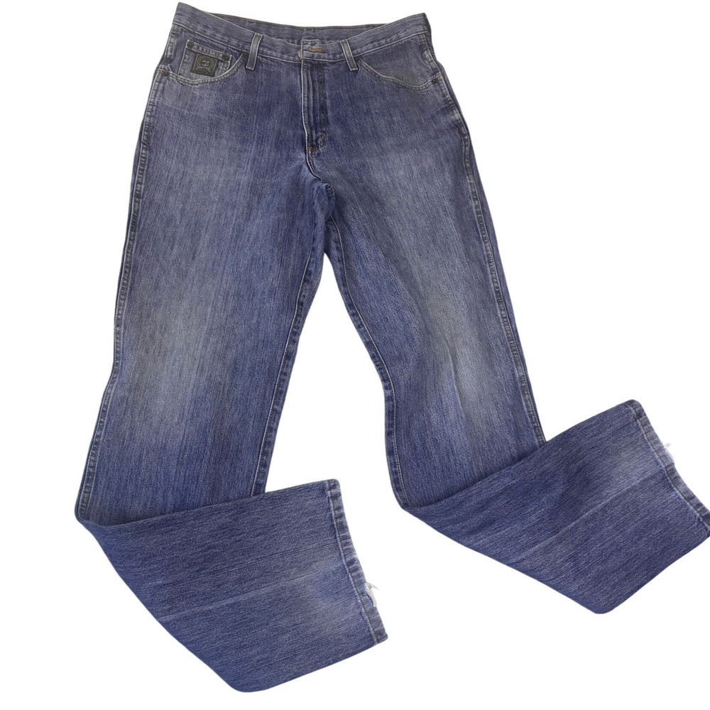 Cinch Straight Leg Jeans Mens 35 Blue Medium Wash Cotton Denim MB90530002